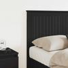 Headboard in Black Oak Look 120 cm Particleboard