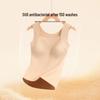 Nahtloser warmer Damen-Westen mit integrierten Brustpolstern - Slim Fit Herbst/Winter Basisschicht