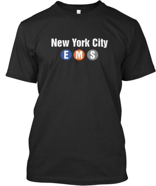 NYC EMS Subway T-Shirt Size S to 5XL L