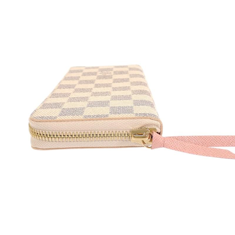 Louis Vuitton N61264 Purse White Damier Azur Canvas Women