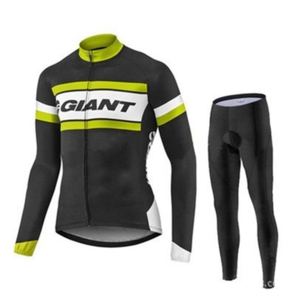 Outdoor Team Edition Tour de France Mountain Bike Quick-drying Spring and Autumn Cycling Suit Long Sleeve Suit Men
