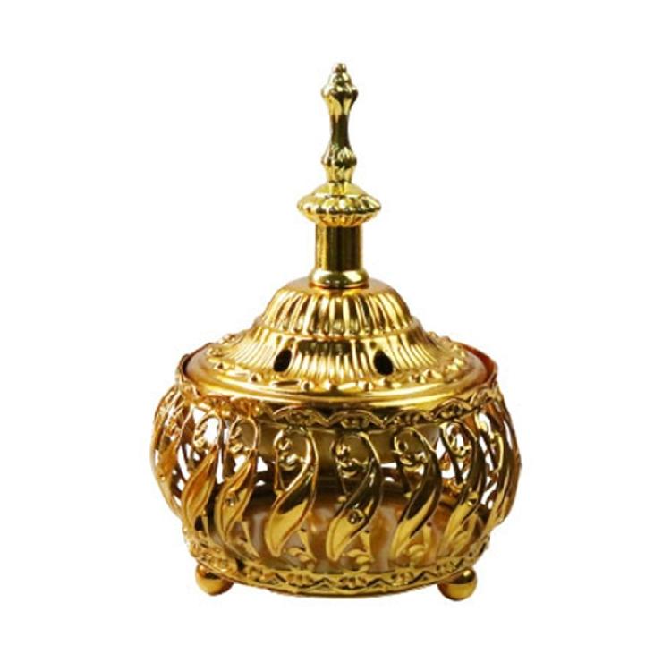 

Middle Eastern Decors Metal Incenses Burners Islamic Arabic Aromatherapies Diffuser for Living Room Bedroom Decors