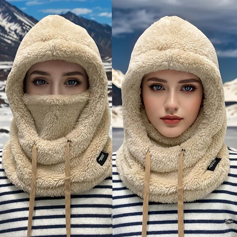 Warm Thermal Windproof Balaclava Ski Hood Motorcycle Polar Fleece Adjustable Cycling Neck Cover Full Face Mask Winter