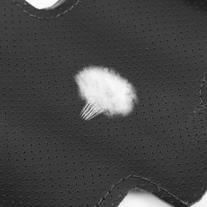 Car Accessories Braid Steering Wheel Black Leather Cover Hand Sewing Trim For Nissan Teana Murano Z51 Elgrand Quest