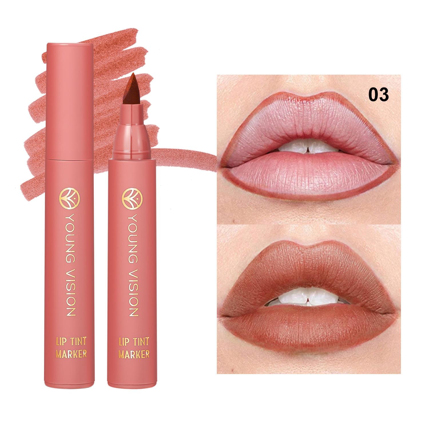 

YOUNG VISION Lip dye Lipgloss блеск для губ карандаш для губ не прилипает к стаканчику в течение длительного времени 3g