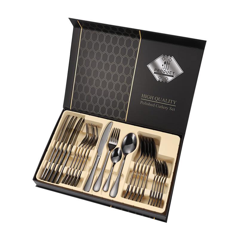 

Ruhan 24-Piece Stainless Steel Cutlery Set