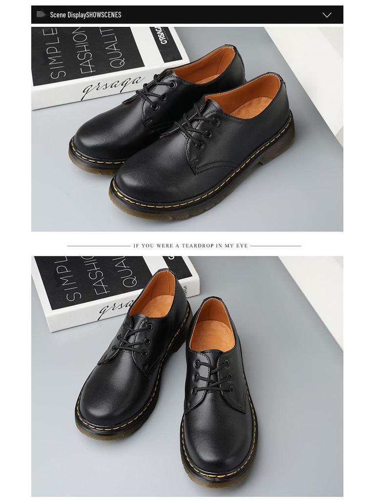 1461 Nadměrná velikost Unisex Kožené ležérní boty