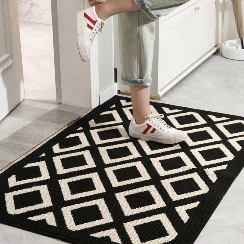 

Новые домашние коврики для входной двери, домашние дверные пыленепроницаемые износостойкие дверные коврики, простые впитывающие нескользящие ковры