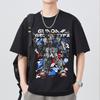 Japanese Anime Mobile Suit RX Gundam Summer Short Sleeve Cotton Print Tshirts Unisex Women Harajuku Yk Streetwear Tee Tops
