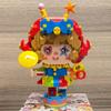 LOZ 8917 Amusement Park Circus Acrobat Clown Joker Ring Doll Model Mini Diamond Blocks Bricks Building Toy For Children No Box