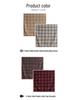 Autumn 2025 Japanese Minimalist Houndstooth Silk Wool Scarf - Hand-rolled, Double-sided, Two-tone High-end Neckwear