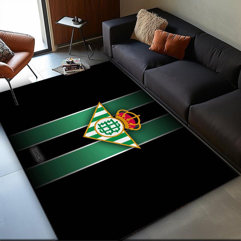 1PC rug Real Betis Crest Artwork Carpet, Chair Rug,Area Rug for Office Bedroom living rooms bedroom, Doormat decor Christmas fan gifts