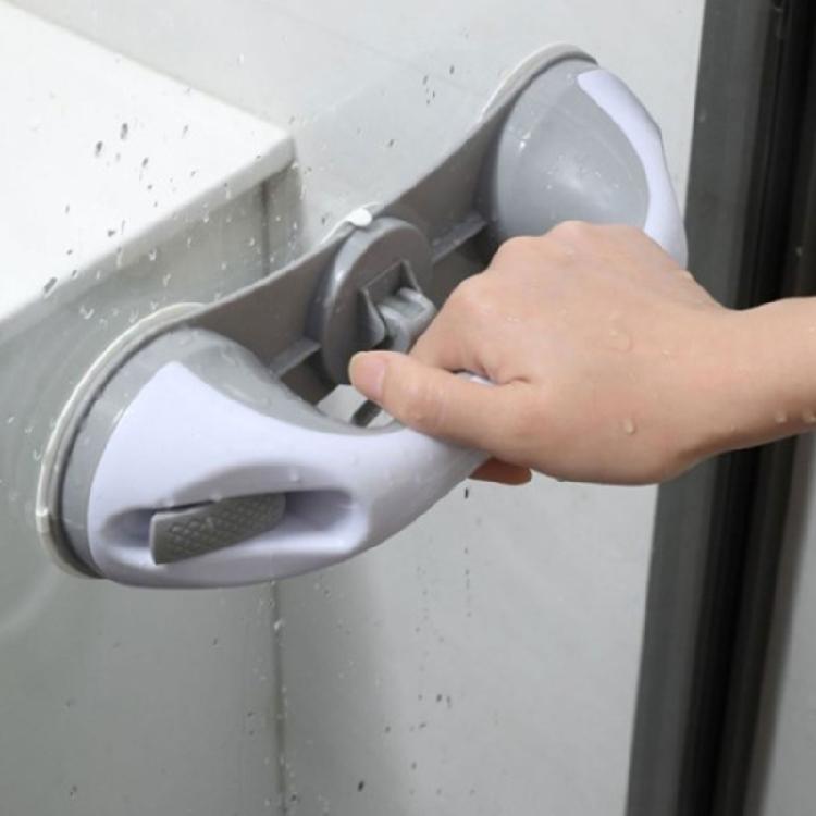 Suction Cup Bathroom Rails Wall Mounted Grab Bar Removable Shower Handrails Shower Safety Handrails Easy to Install