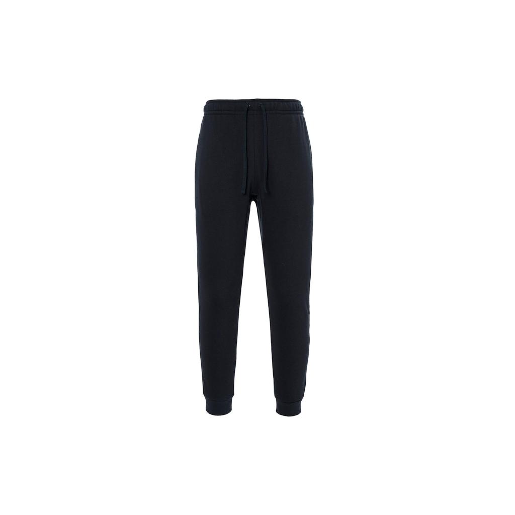 Nike Letter Fleece Lined Thermal Sweatpants Knitted Sweatpants Men's Black AT5266-010