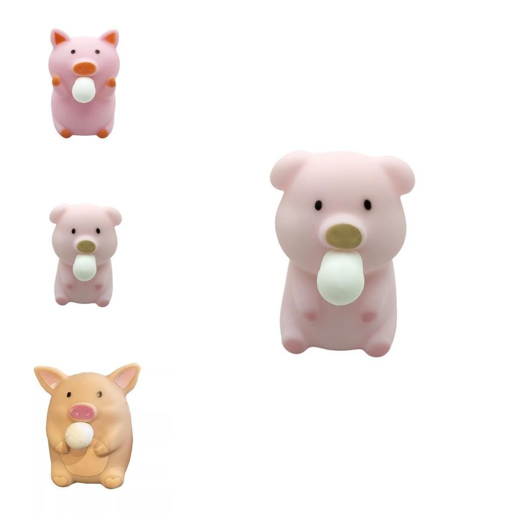 Cute Little Pig Squishy Toy Decompress And Release Stress With Bubble-spitting Fun!