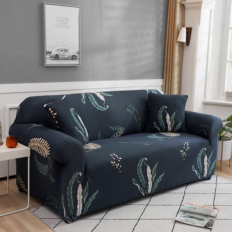 Printed Sofa Cover Stretch Couch Cover Sofa Slipcovers for Couches and Loveseats Washable  Furniture Protector for Pets Kids