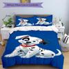 Dalmatian Pup Adventure Print 3Pcs Bedding Setduvet Cover With 2 Bedropillowcase Home Birthday Gift