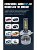 Farol LED Universal 200W para Carro - 9005/9006 Alta Potência, Best-seller Transfronteiriço