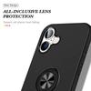 Magnetischer Ringhalter Handyhülle für iPhone 17 Air 16E 16 15 14 13 Mini Pro Max Plus mit Ständer Kunststoff Hart Stoßfeste Hülle