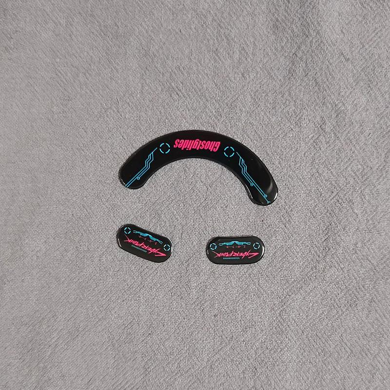 1Pack Glass Mouse Skates Glide Feet Pads Mouse Feet Sticker For Razer Viper V2 Pro Rounded Curved Edges