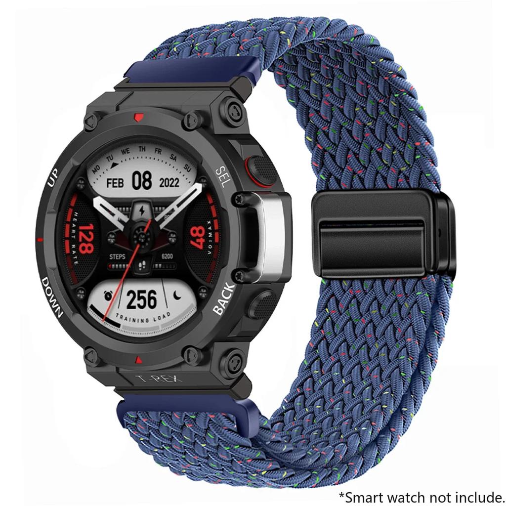 New Braided Loop Strap For Huami Amazfit T-Rex 2 3 Band Smart Watch Nylon Elastic Belts For Huami Amazfit T-Rex T RexPro Correa