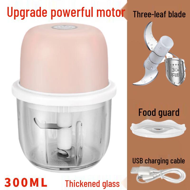 ZISIZ Electric Garlic Mincer & Food Chopper