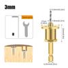 0.25inch Countersink Adjustable Self-Centering Drill Bit Replacement Wood Drill