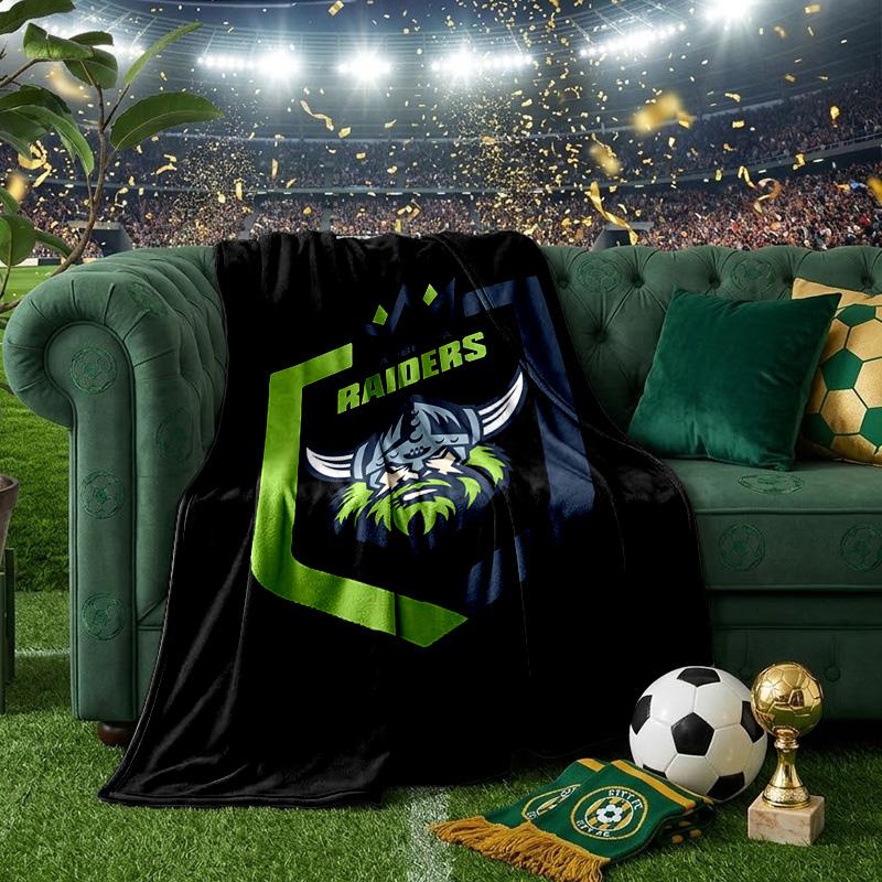 Raiders Team Spirit Blanket Lightweight Flannel Bedding Blanket Perfect for Travel, Camping, Living Rooms, Offices, Sofas, Fan Christmas Gift
