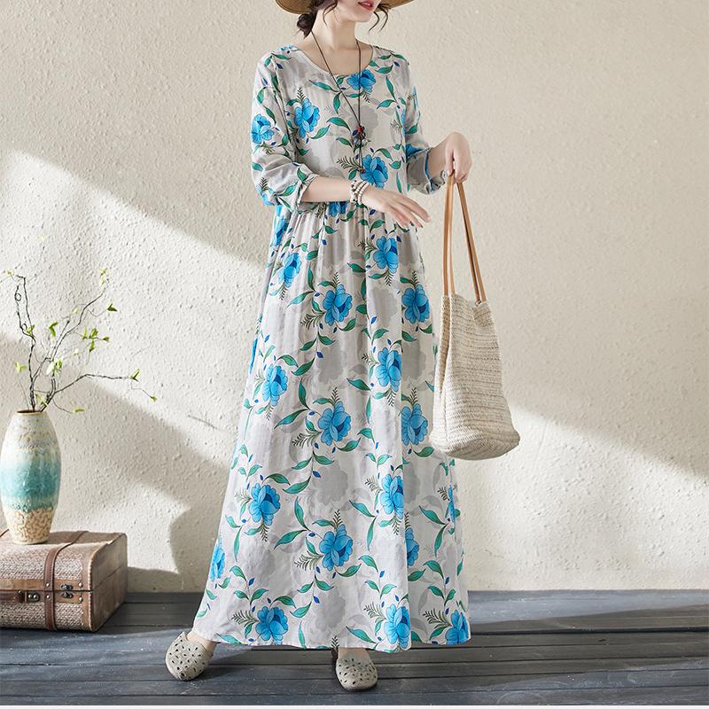 Ленивый ветер плиссированное тонкое модное платье с высокой талией литературный сладкий — фото 8