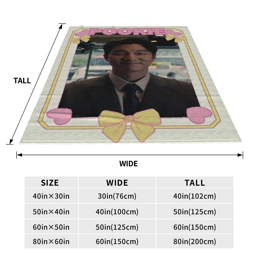 Gong Yoo Kpop Blanket Plush Awesome Warm Throw Blanket for Bedding Lounge Autumn/Winter,