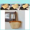 Elegant 2024 Street Fashion Woven Tote Bag For Women In Black Brown White