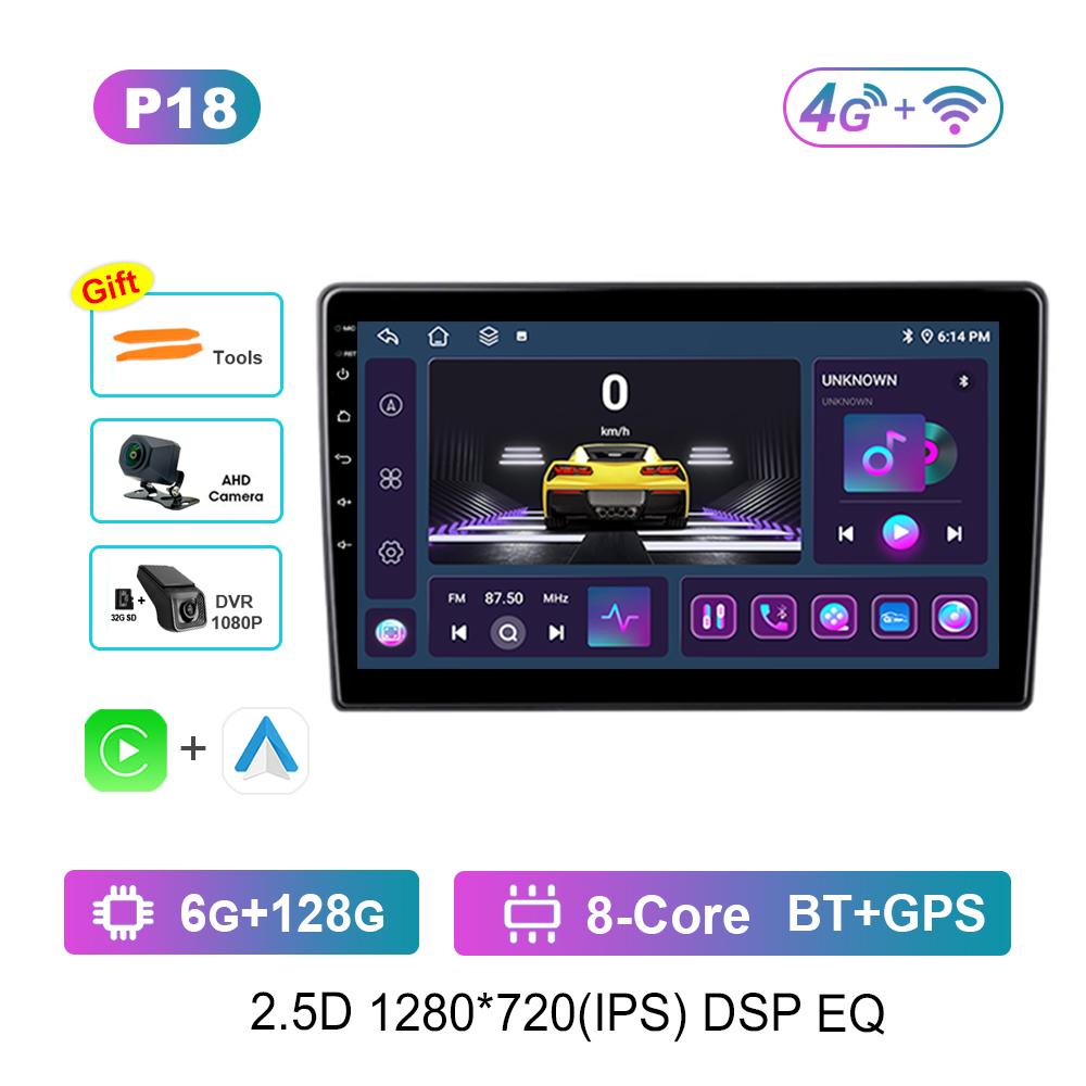 Android Intelligentes System WiFi GPS 9'' für Citroen C3-XR 2019 - 2020 Split-Screen Carplay 4G Autoradio Multimedia-Player WiFi
