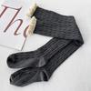 JK Lace Socks Lolita Lace Stockings Women Knitted Pattern Girls Cute Elegant Solid Color Winter Warmer Floor Hosiery