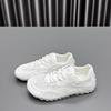 Korean Version of Non-slip Mesh Lace-up Little White Shoes for Women In the Summer of 2025, New Fashion Versatile College Style Casual Moral Training