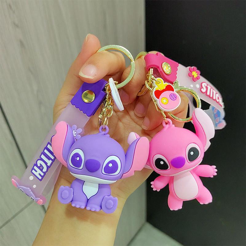 Colorful Silicone Stitch Keychain Accessory Perfect Cute Gift For All Occasions