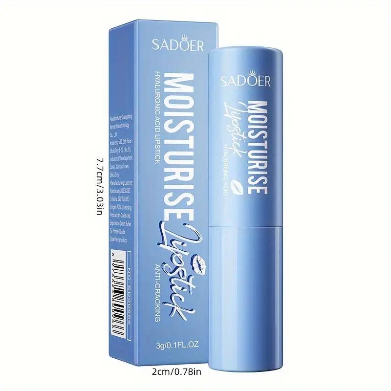 Balsam de buze hidratant cu acid hialuronic - hialuronat de sodiu pentru buze moi și umede | Îngrijire de zi și de noapte