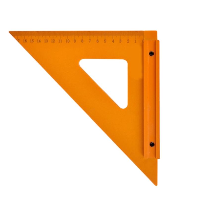 High Precise 90 Degree Triangular Ruler Suitable For Woodworking Construction& DIY Projects With Electric Wood Material