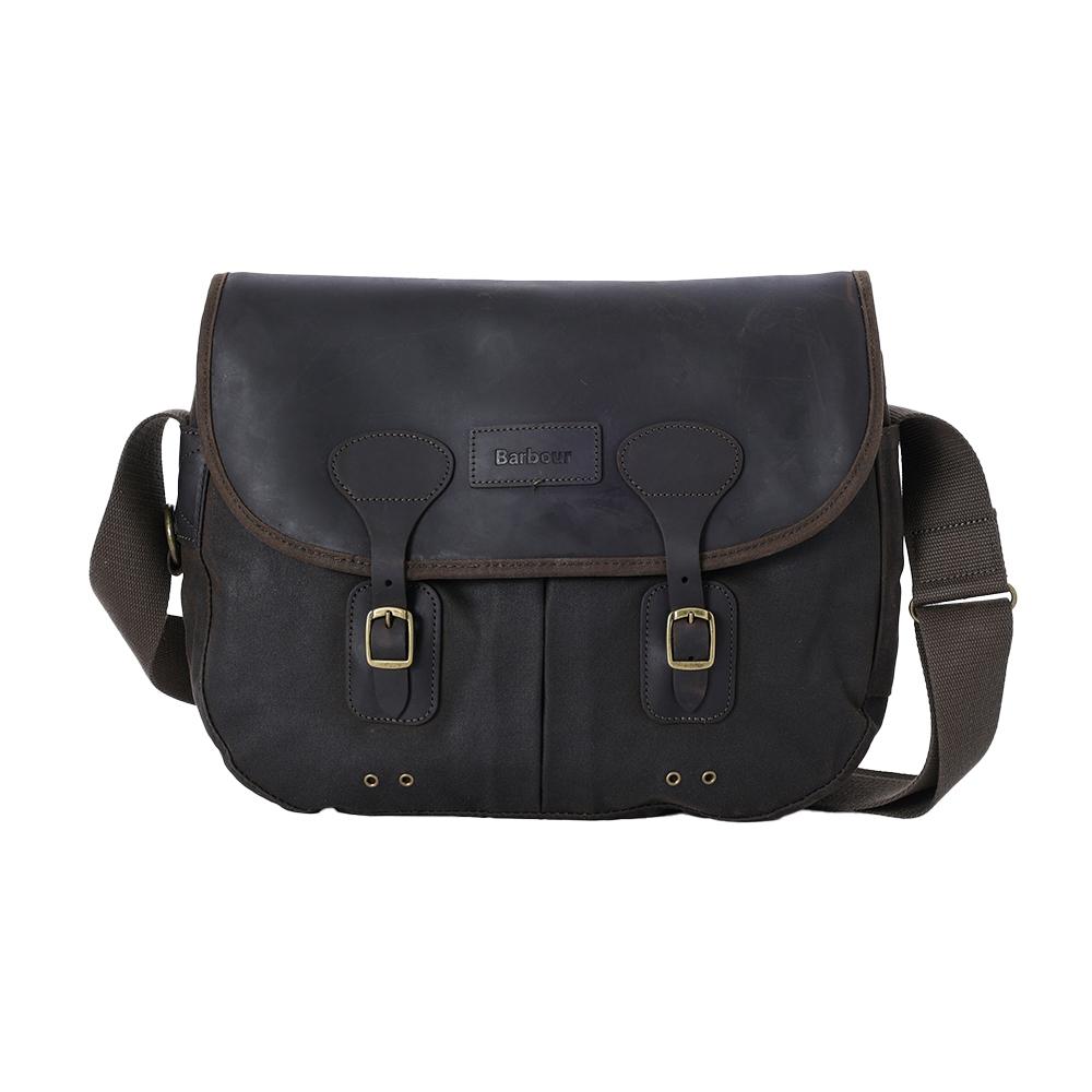 Barbour Uba0003 Ol71 Waxed Leather Taras Shoulder Bag