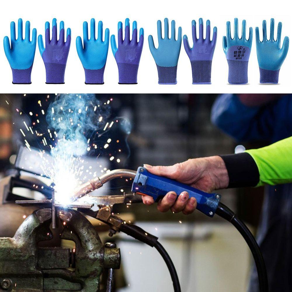 Emboss Embossing Work Gloves Antiskid Protective Mittens  Welding and Cutting