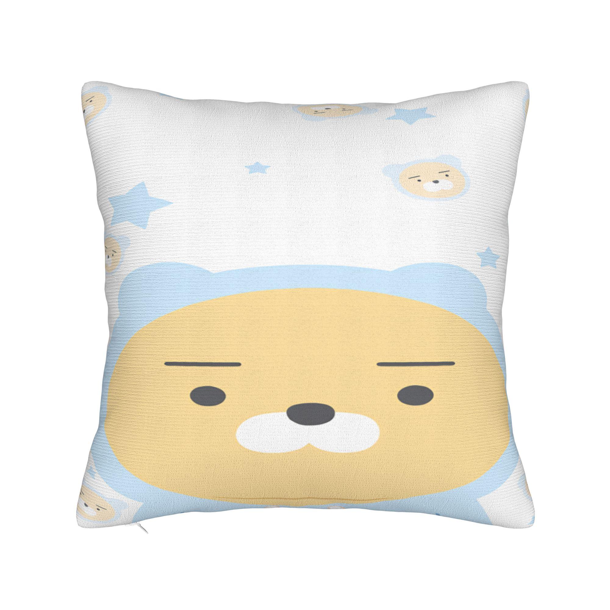 

Pillow Cover K-Kakaos F-Friends Choonsiks Vintage Pillow Case For Sofa Car Home Decor Pillowcases 12x12Inch