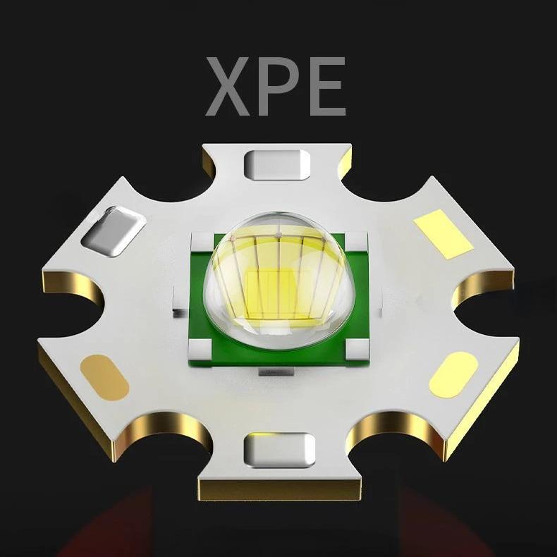 Outdoor Flashlight Portable Strong Light Variable Focus with Floodlight Side Lights Home Long Range Emergency Lamp Tools