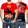 Summer New Men T-shirt Rock Band W.A.S.P 3d Printed Tshirt Men Women Fashion O-Neck Short Sleeve Tops Tees Daily Casual Clothes