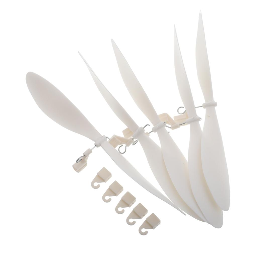 HOMSFOU 5 Pieces Aircraft Model Accessories, Scale Model Propellers, Propeller Blades, Airplane Propellers, Airplane Model Propellers, RC Airplane