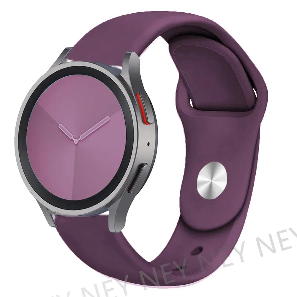 Silicone Strap For Samsung Galaxy Watch 6/5/5 pro/4/Classic/Active 2/Gear S3 20mm 22mm Sport Bracelet Huawei GT 2/e/3/4 Pro Band