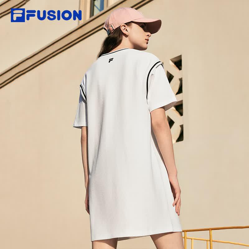 FILA FUSION Women s Faux Two-Piece Sport Dress L
