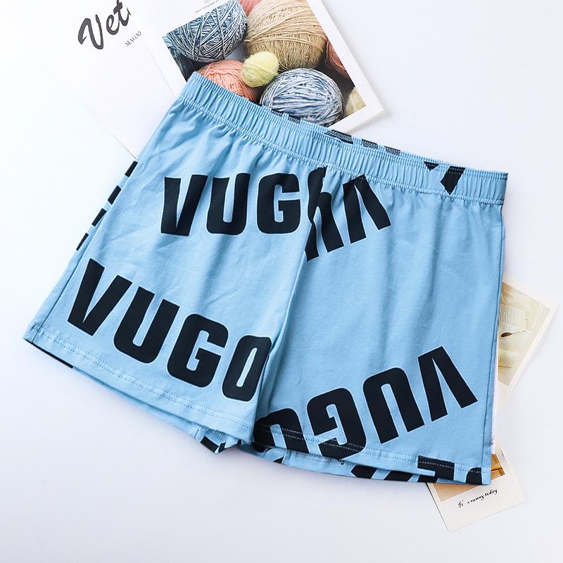 

Чоловічі бавовняні шорти-боксери вільного типу зі стрілками для літньої піжами 4XL синій