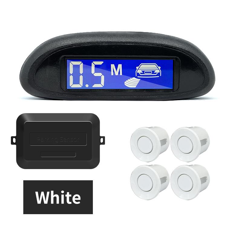 

Hippcron Parking Sensor Kit For Car With Auto Parktronic Reverse LED Monitor 4 Sensors Radar Detector System Backlight Display белый