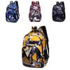 Oxford Backpack Large Capacity Breathable 16in Laptop Sleeve Color Blocking For Travel Students Daily Use