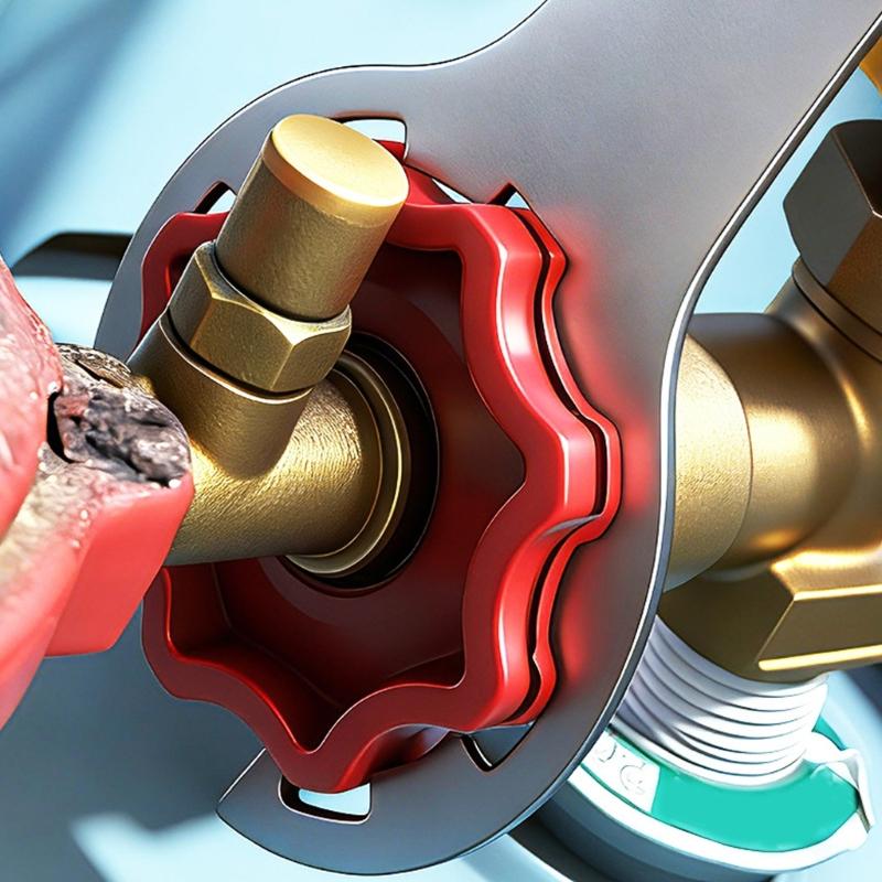 Gas Tank Pressure Reducing Valves Wrench Gas Valves Spanner Hand Tool Gas Bottle Opener Tool