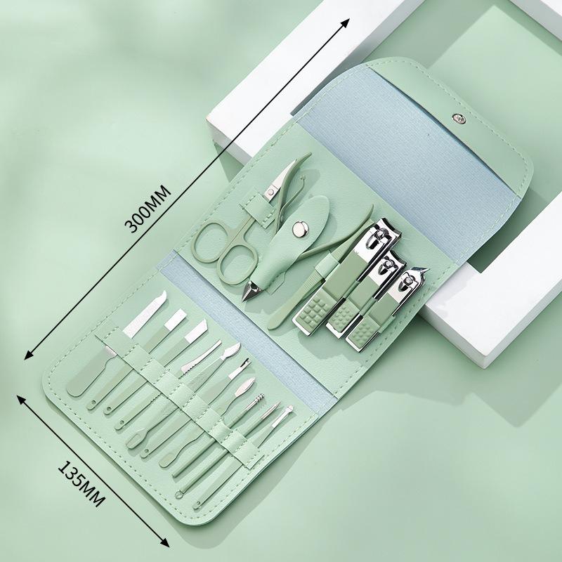 Stainless Steel Nail Care Kit Nail Tool - Perfect for Beauty Care and Travel